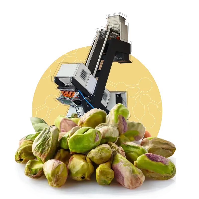 دستگاه سورتینگ مغز پسته