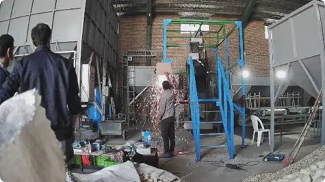 نصب دستگاه سورتر تک شوت پسته - کرمان - آذر ۱۴۰۰