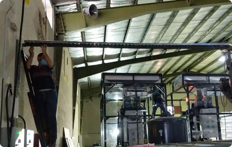 نصب دو دستگاه سورتر دو شوت پسته- کرمان- بهمن ۱۴۰۰